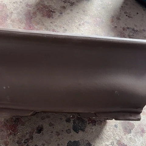 紫砂宜兴紫砂花盆40素面马槽