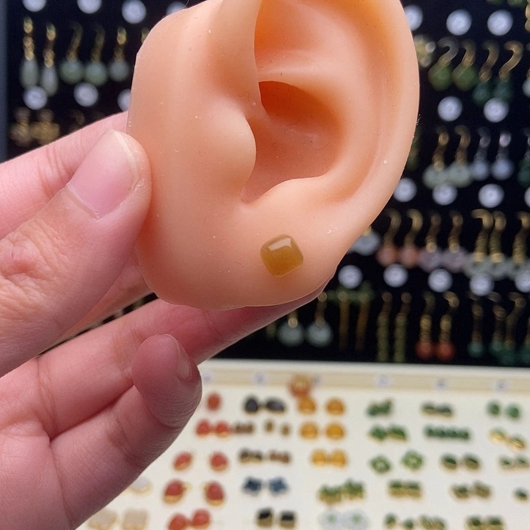 和田玉银S925镀金镶嵌颈饰