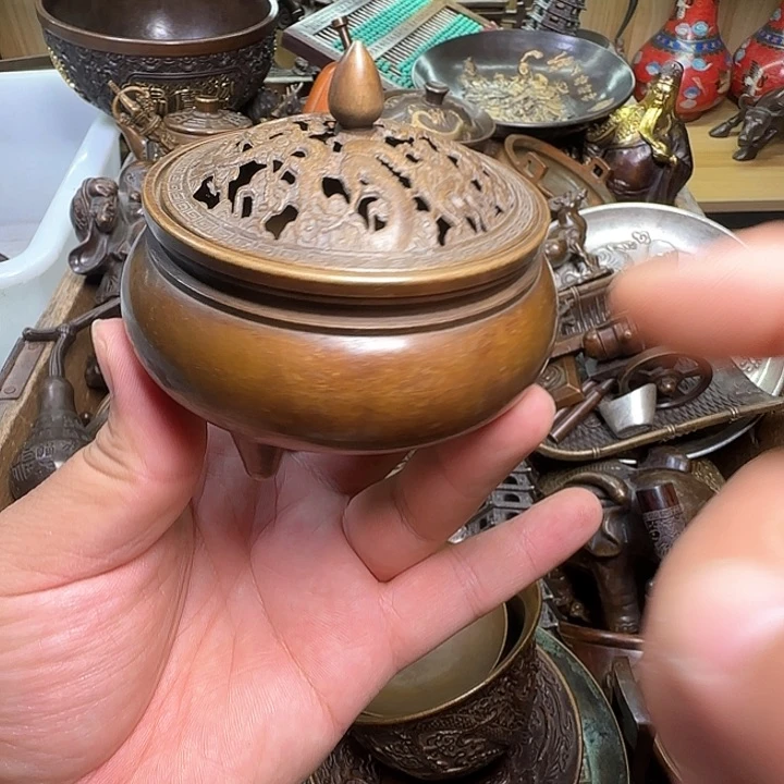 铜器办公室茶室摆件