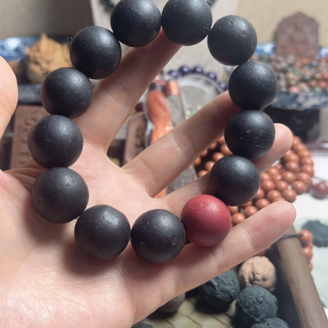 泥塑大四合1.8单圈，丑珠子