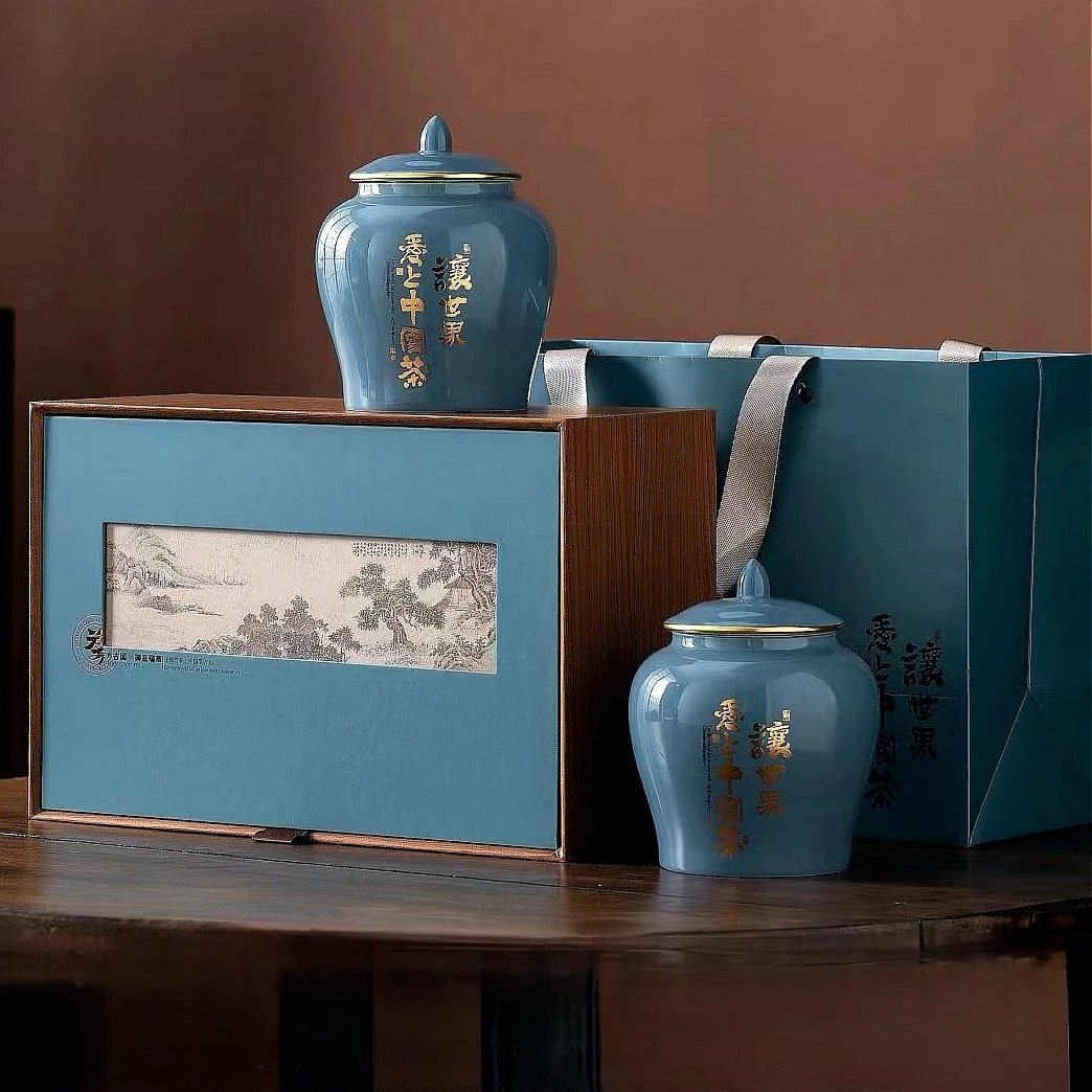 【国风-碧螺春】精美陶瓷罐装 绿茶 碧螺春 送礼盒