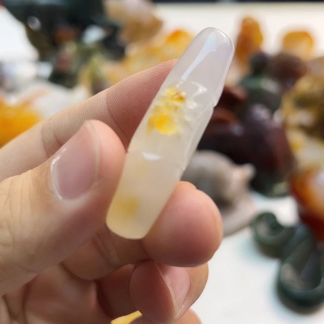 玛瑙/玉髓合金颈饰