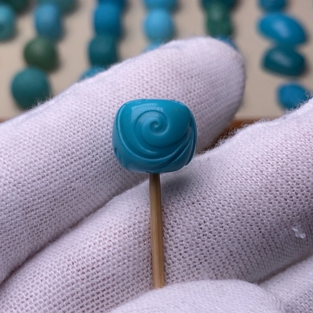 绿松石未镶嵌绿松石博古12