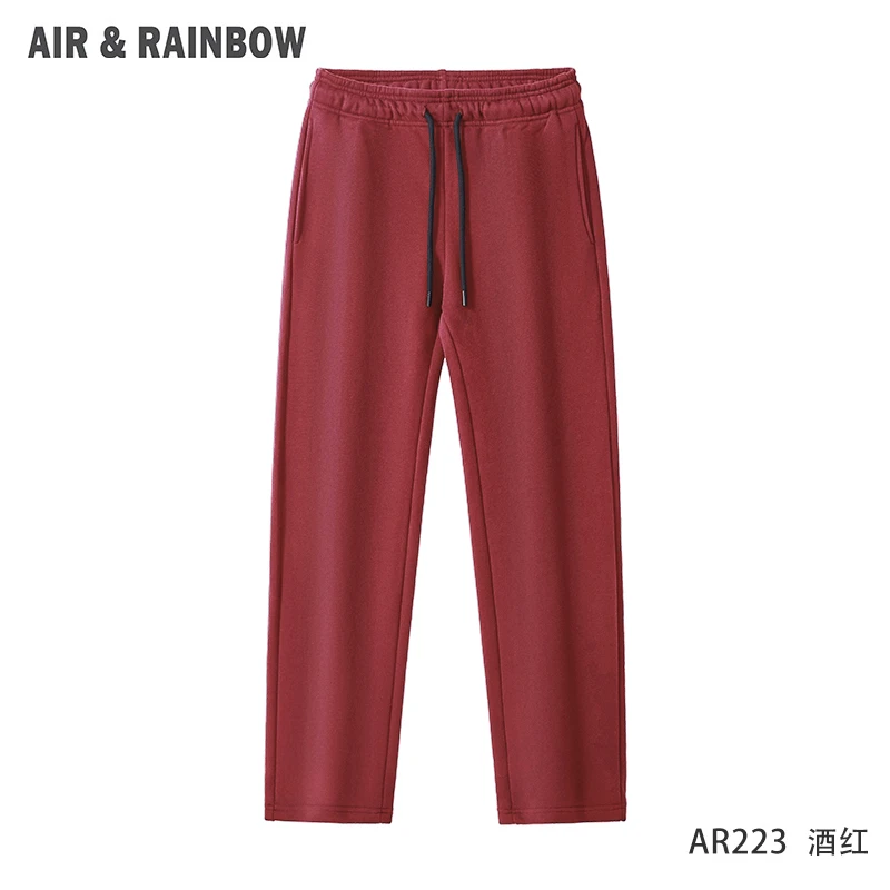 【重磅450毛圈绒】秋冬百搭加绒加厚保温锁温恒温发温直筒卫裤AR223