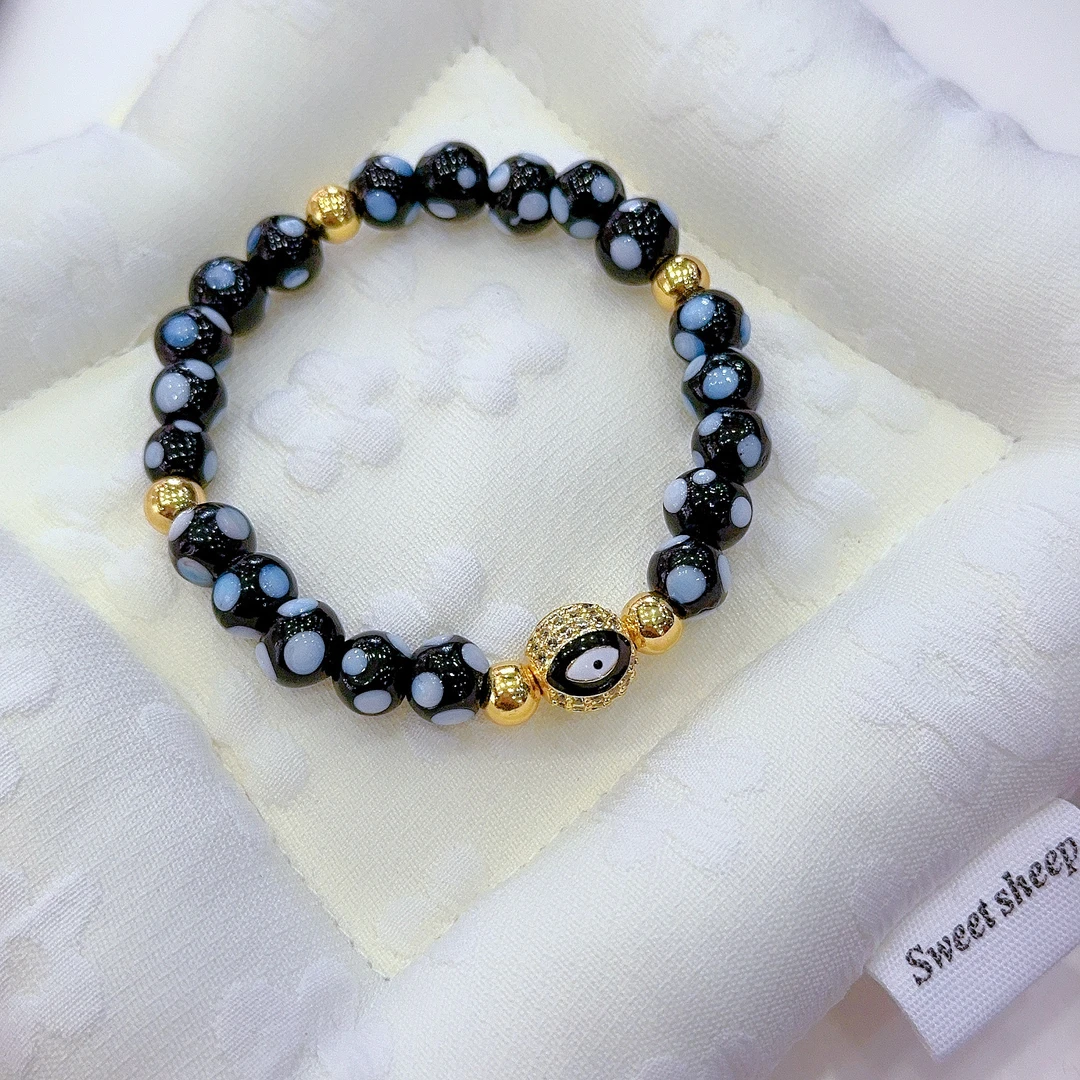 铜合金手镯 爱纳扎尔不易掉色才时尚百搭新款金色精美手链79579