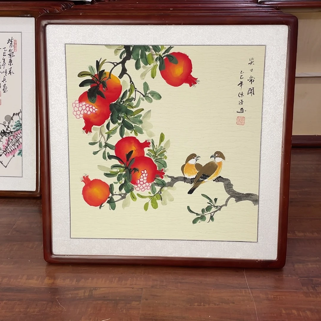 国画带框尺寸63*63厘米