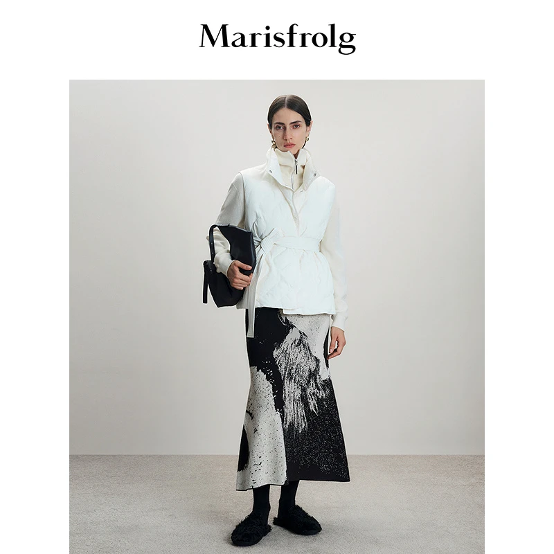 Marisfrolg玛丝菲尔羽绒服马甲T1FZ3715Y