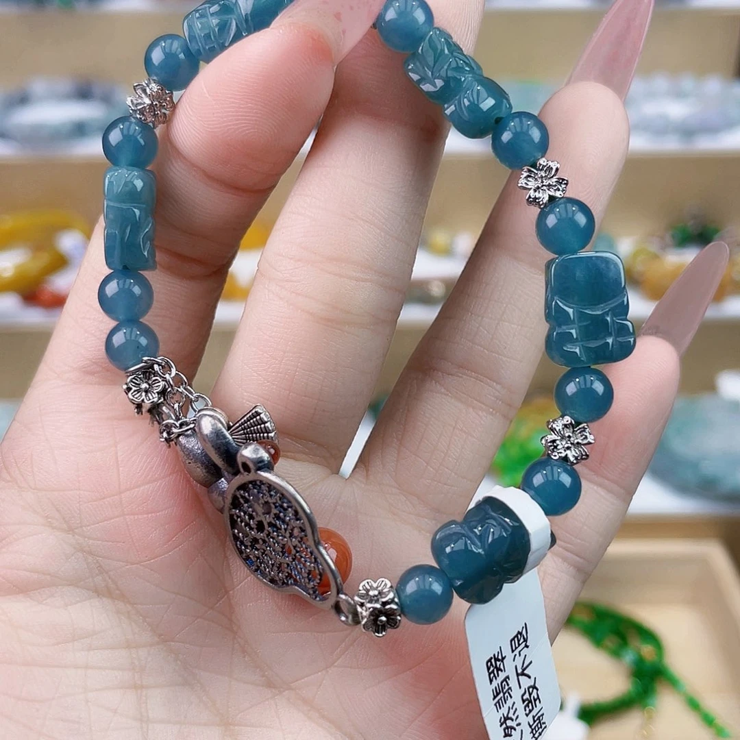 翡翠未镶嵌手链手链