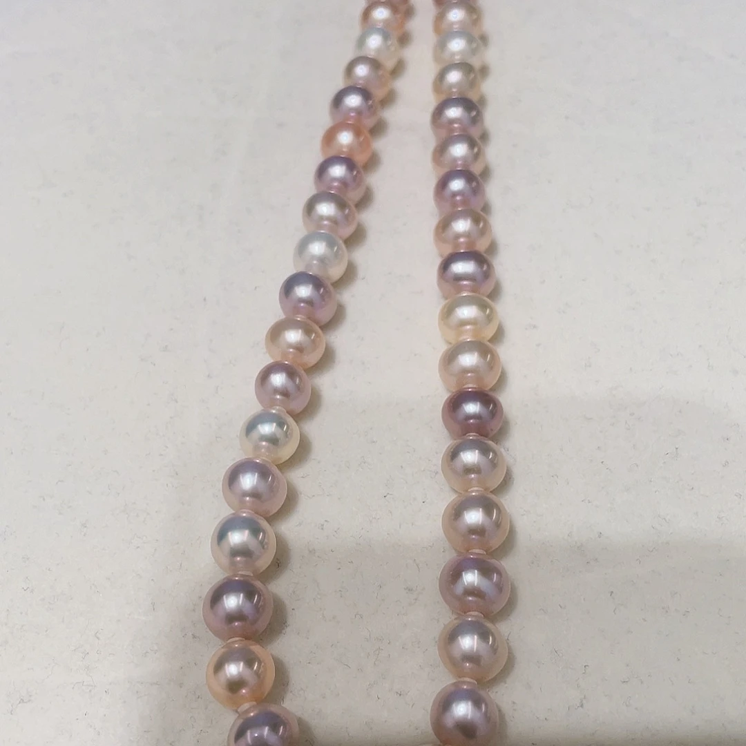 淡水珍珠银S925镶嵌颈饰