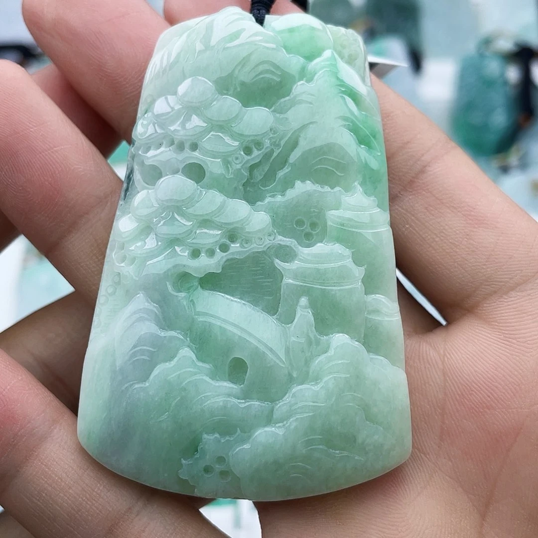 颈饰未镶嵌翡翠翡翠