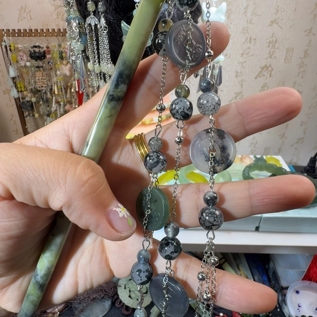 岫玉未镶嵌发簪福利款