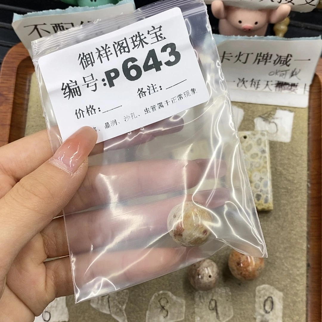 硅化珊瑚（珊瑚玉）未镶嵌颈饰仿****吗