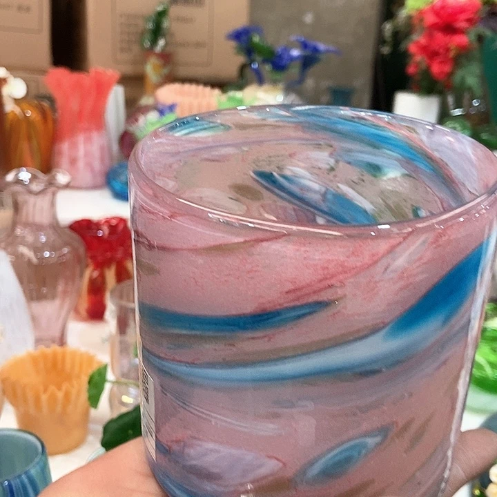 琉璃琉璃花瓶高12口12花瓶