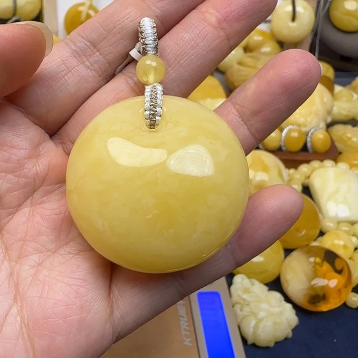 蜜蜡未镶嵌颈饰天然蜜蜡