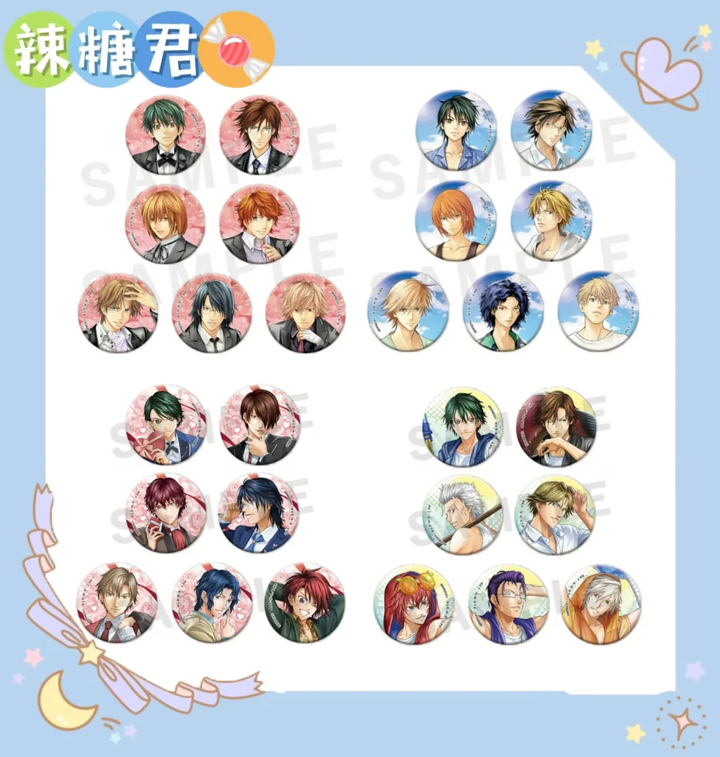 【网球王子】20周年系列吧唧相卡 动漫周边盲盒