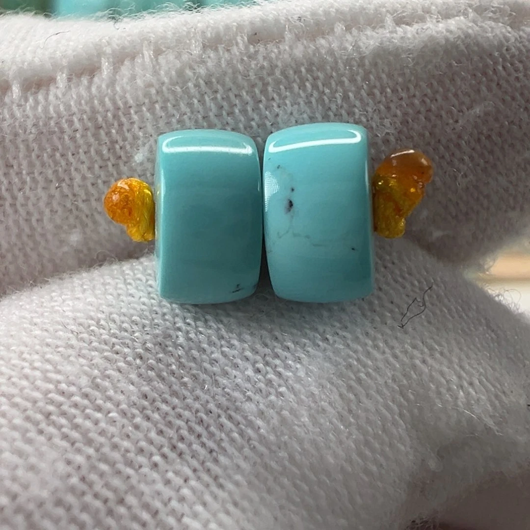 未镶嵌绿松石配饰7.1*3.9mm