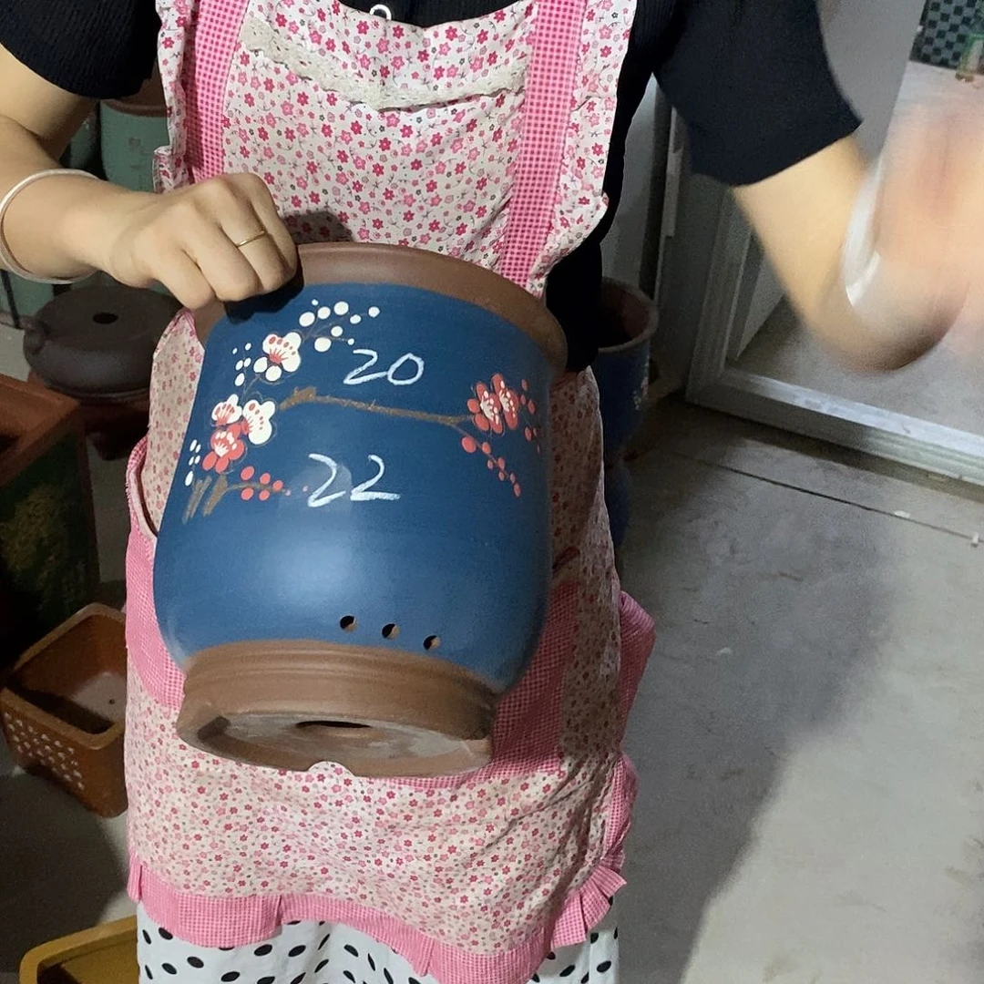 紫砂花盆紫砂花盆