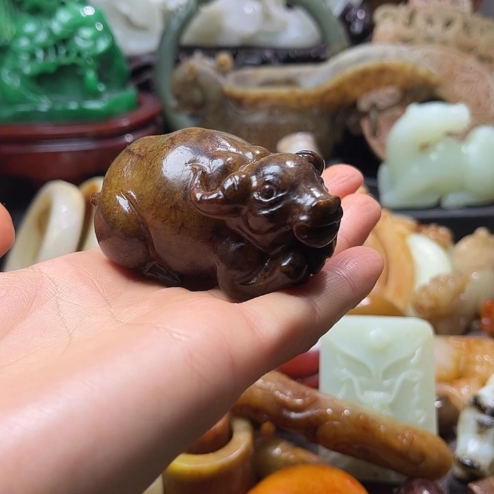 和田玉未镶嵌挂件