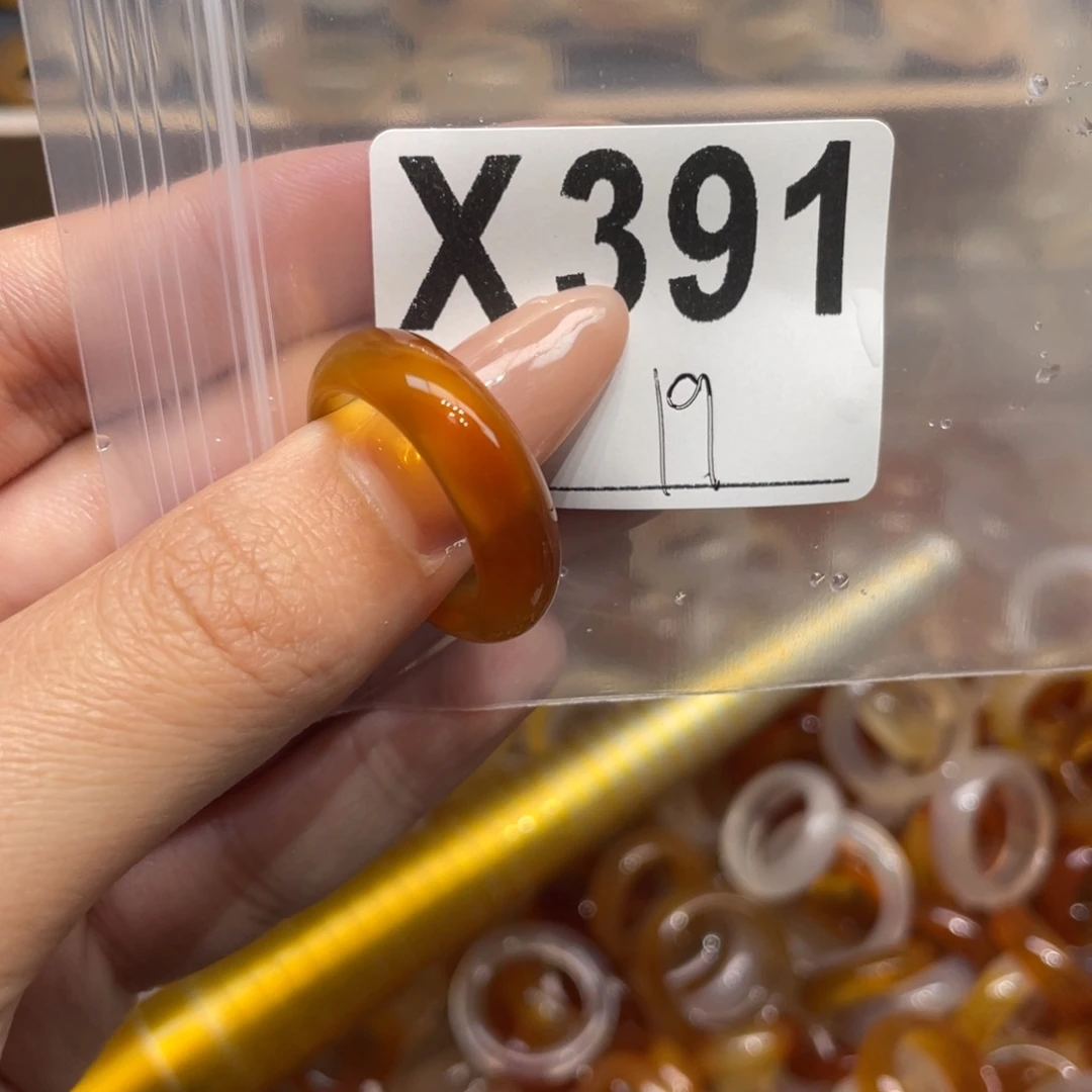 玛瑙/玉髓未镶嵌戒指391