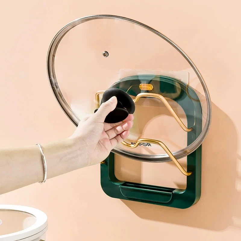 合金杆壁挂锅盖置物架一个