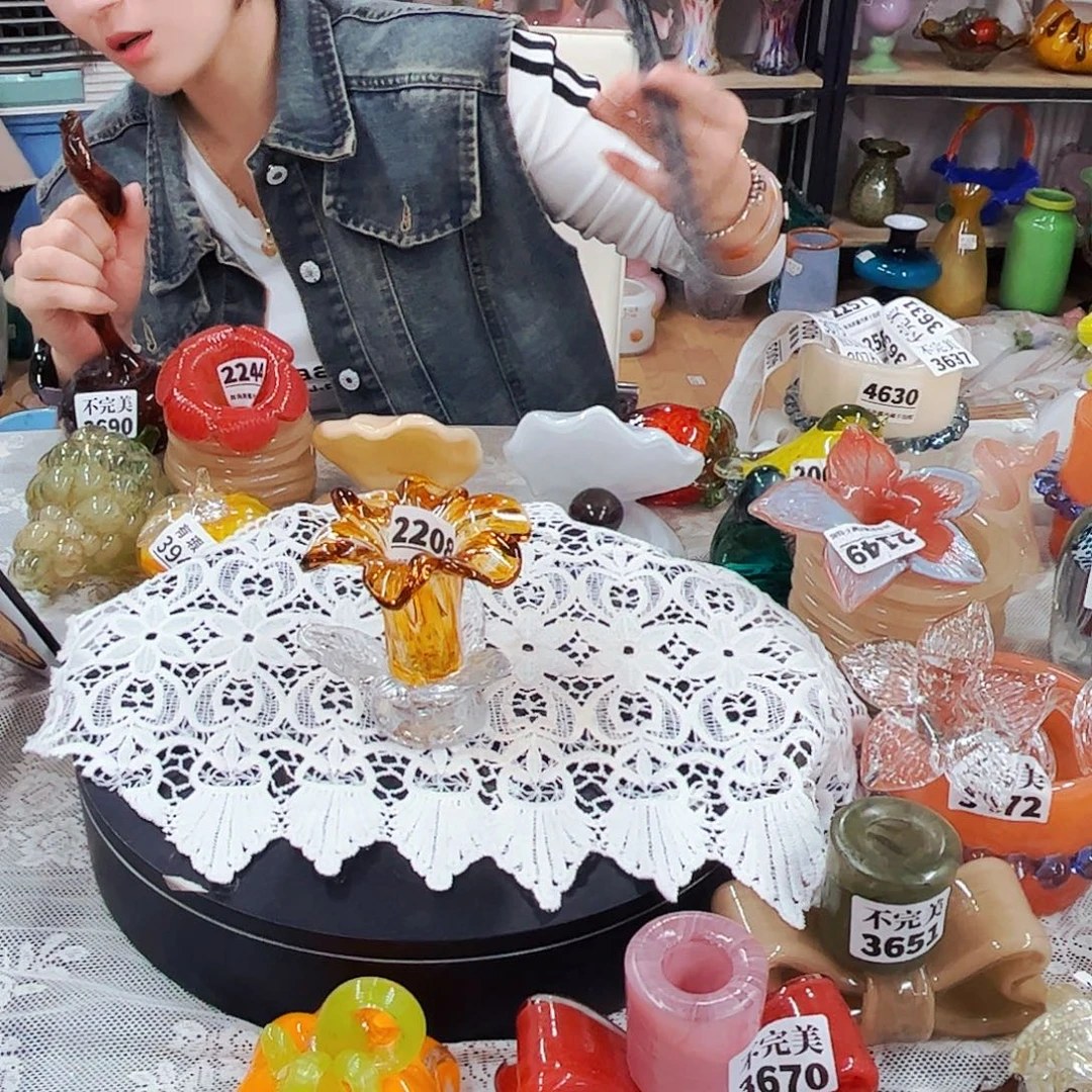 2208烛台花 家悦琉璃工艺品