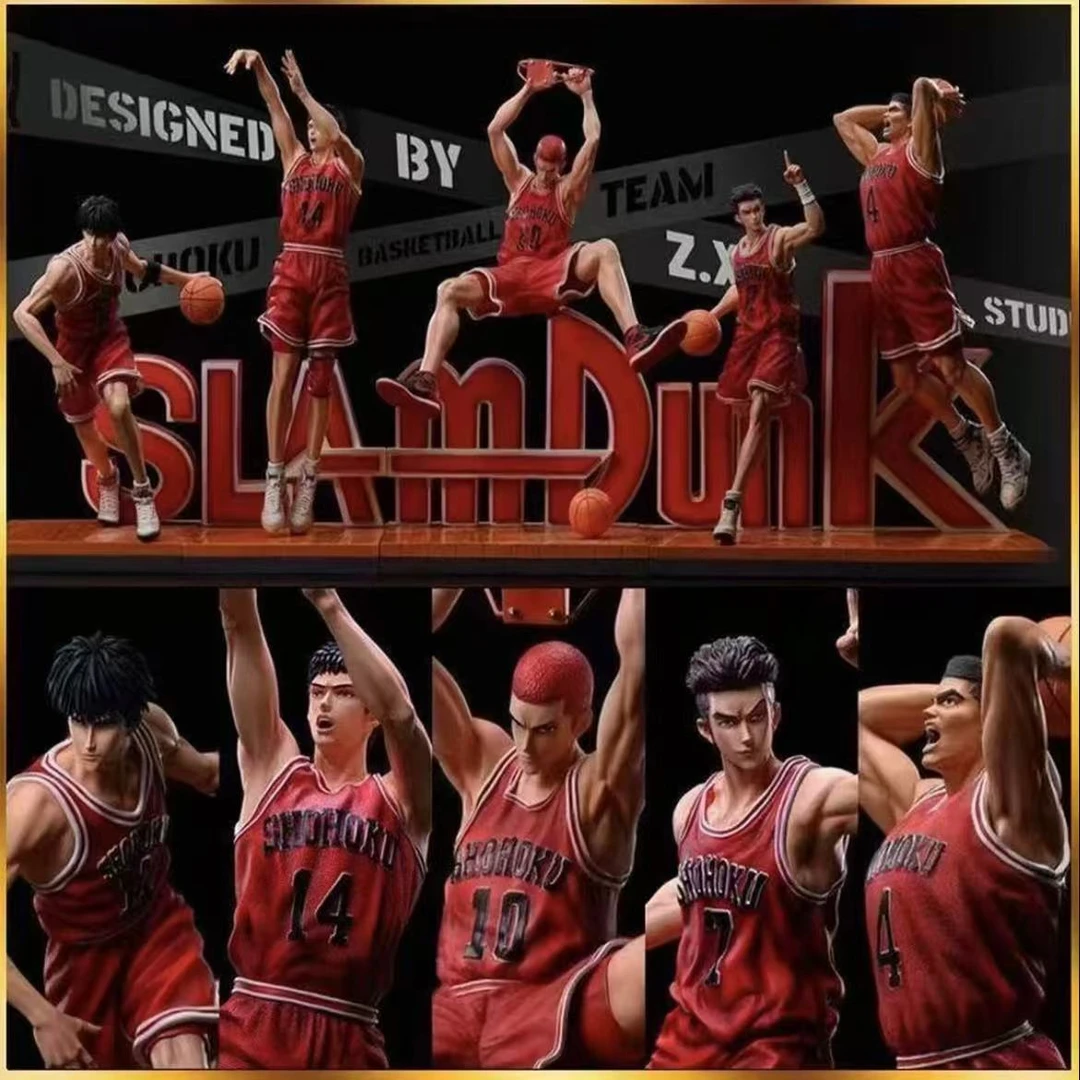 灌篮高手 湘北五虎 手办摆件