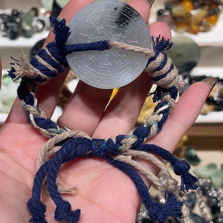 蛇纹石玉合金颈饰