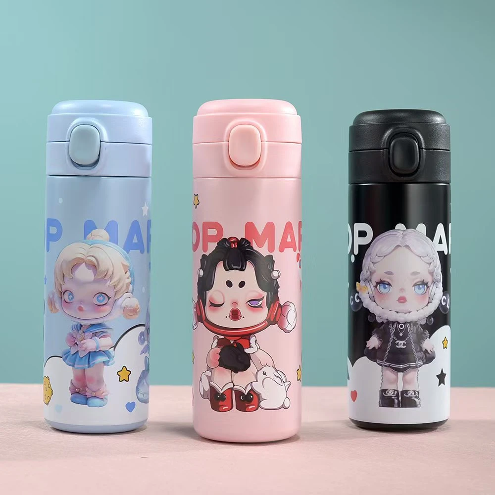 日用品保温杯豌豆不锈钢食品级高颜值爆款杯卡通304跨境