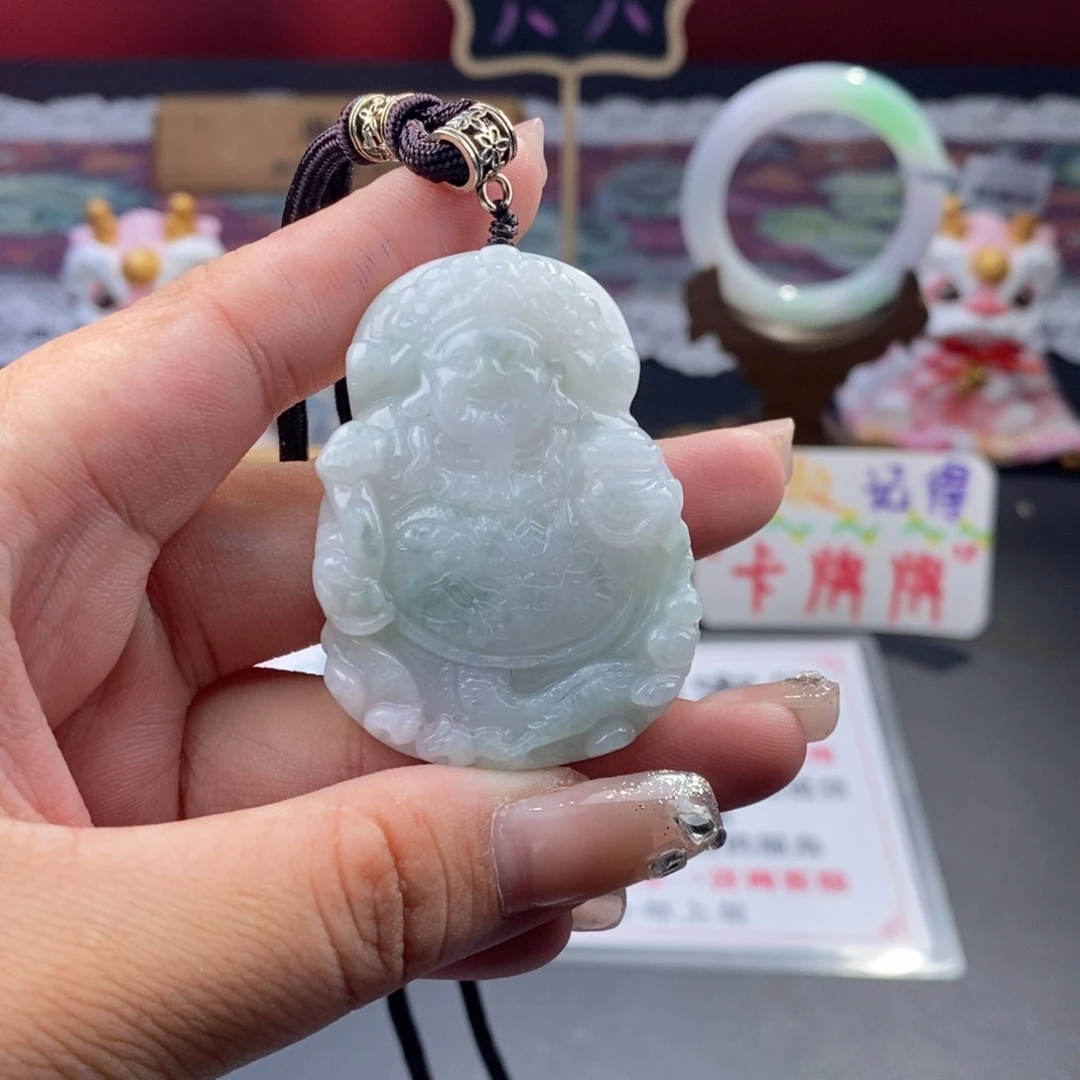 翡翠未镶嵌颈饰天然