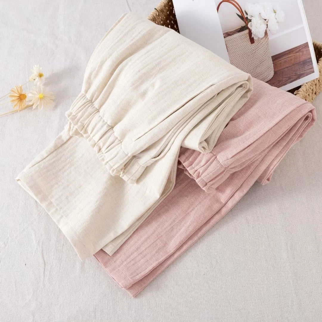 【外穿居家棉麻长裤】棉麻春秋夏季薄款可外穿通勤防蚊空调家居睡裤