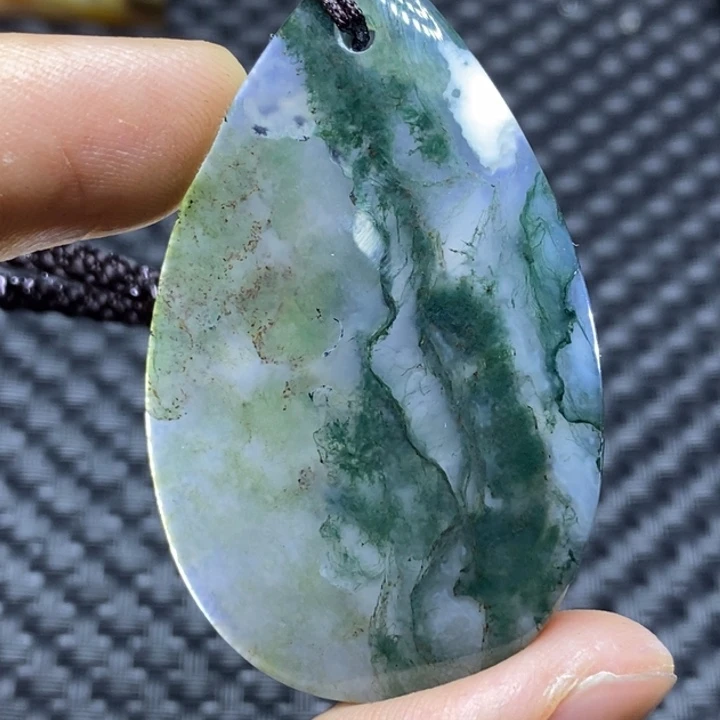 玛瑙/玉髓颈饰未镶嵌绿***湾