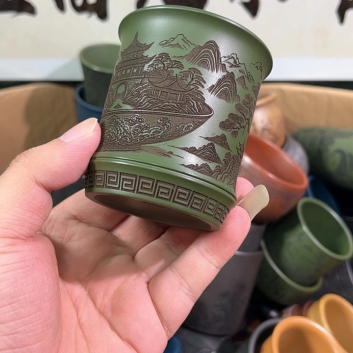 茶杯紫砂全手工紫砂主人杯