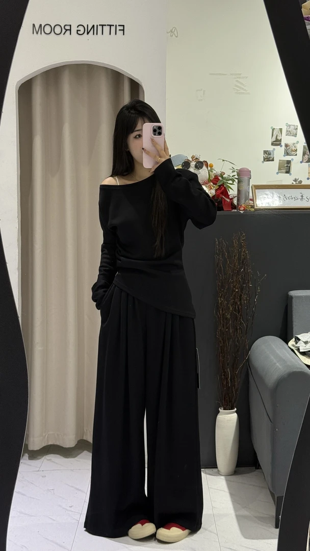 【秋日选择】韩系松弛感休闲套装2025秋季新款时尚三色可选气质套装