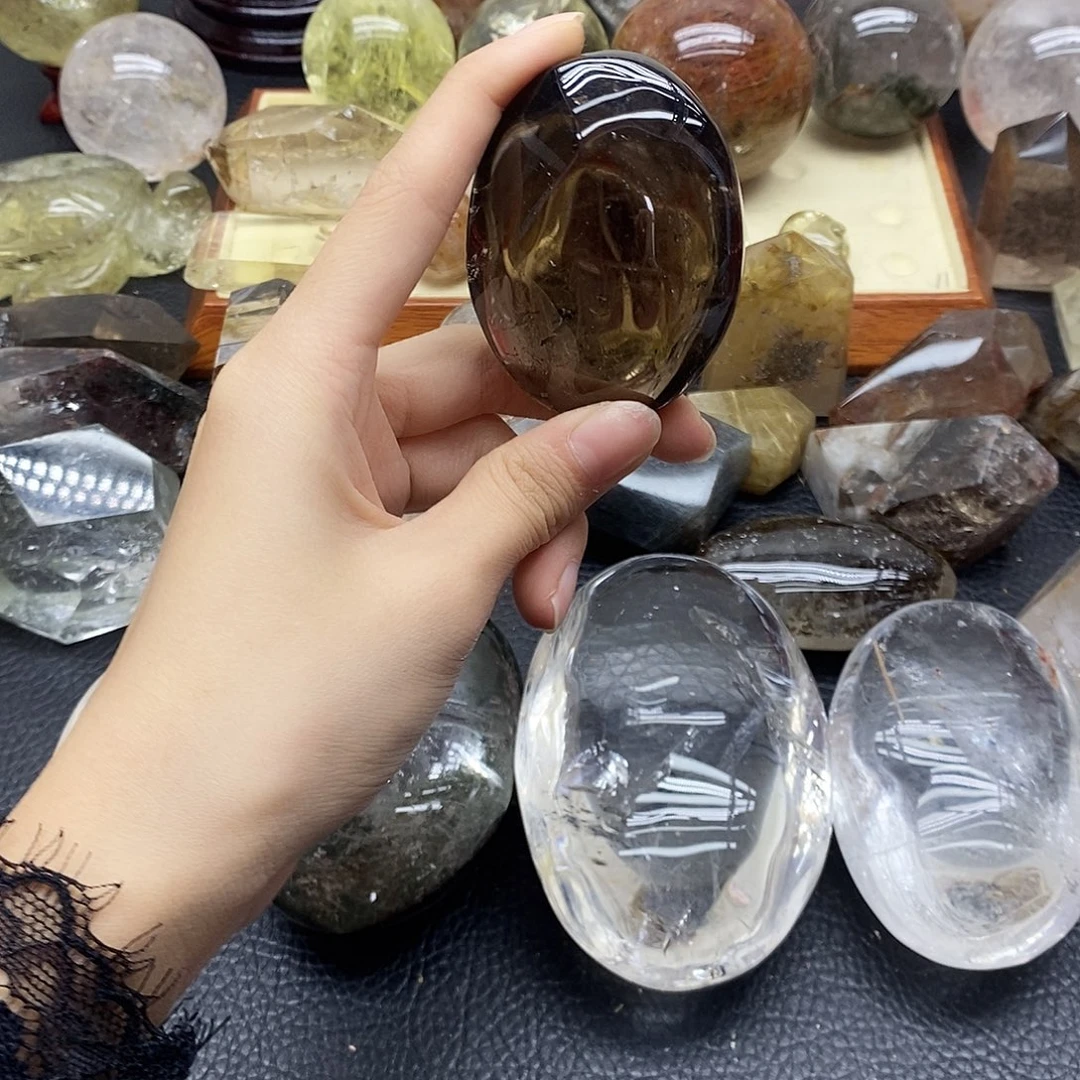 水晶未镶嵌珠宝半成品75水晶石