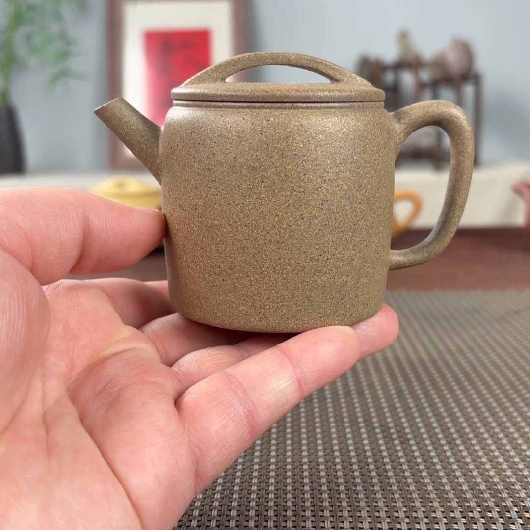 紫砂茶壶微瑕黄龙山原矿紫砂壶
