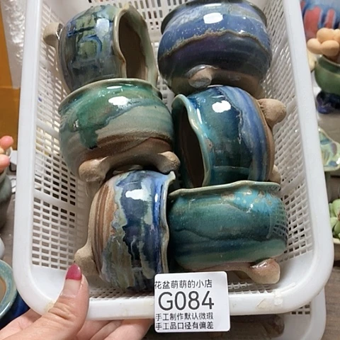紫砂花盆084微瑕品口径6厘米左右的时间