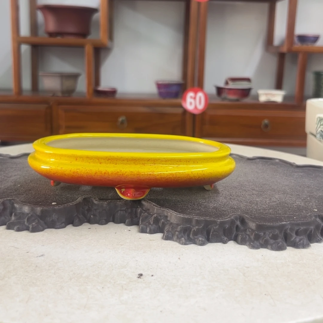 紫砂花盆瑕疵3.5-14.5/10。。。