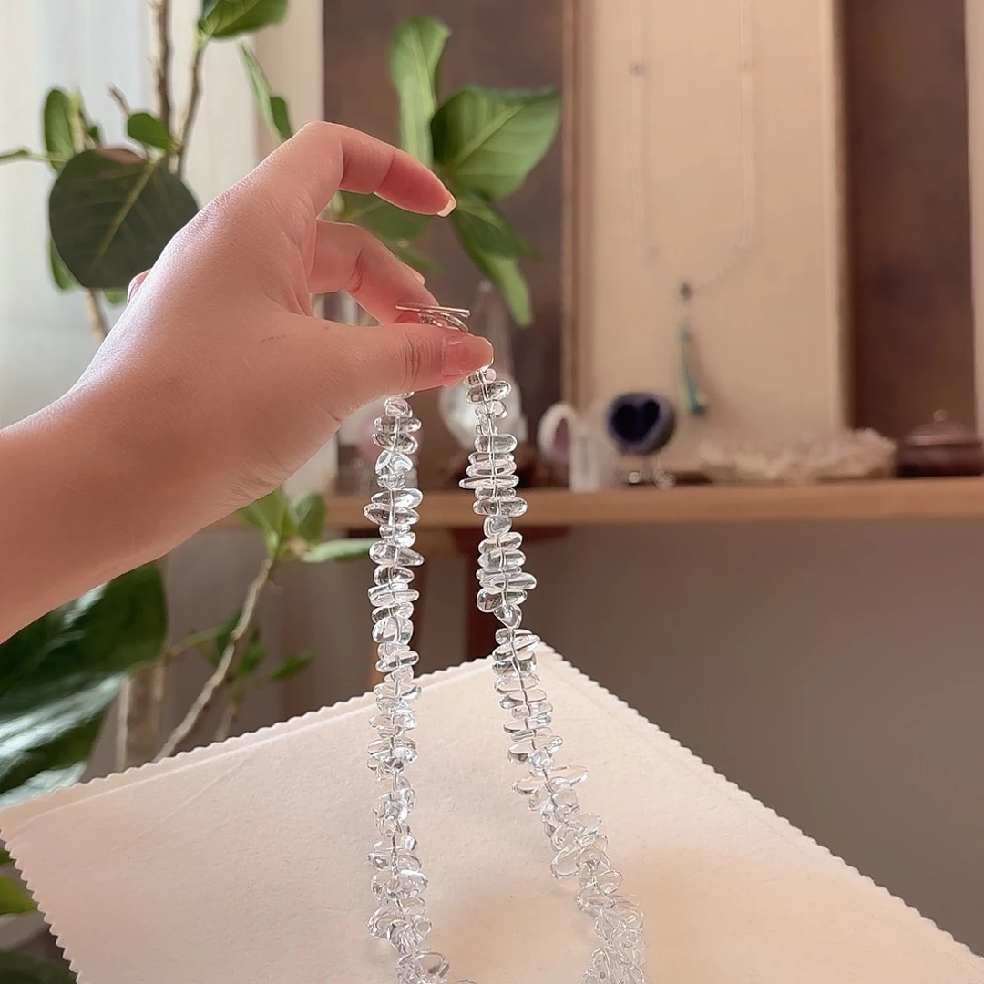 颈饰银S925镶嵌水晶设计款