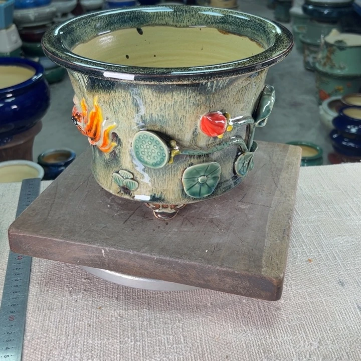 泳坤堂石湾盆陶瓷