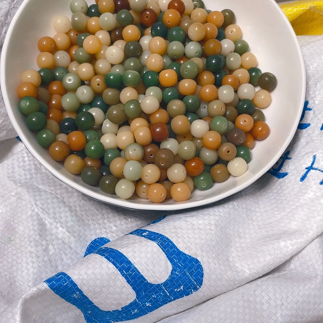 菩提根/象牙果吊坠多宝苹果散珠100个10*11