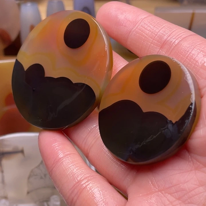 玛瑙/玉髓未镶嵌吊坠(不含链)