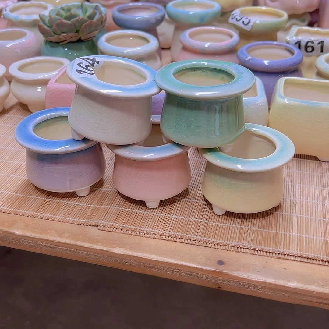 红陶陶瓷花盆当场满12包邮