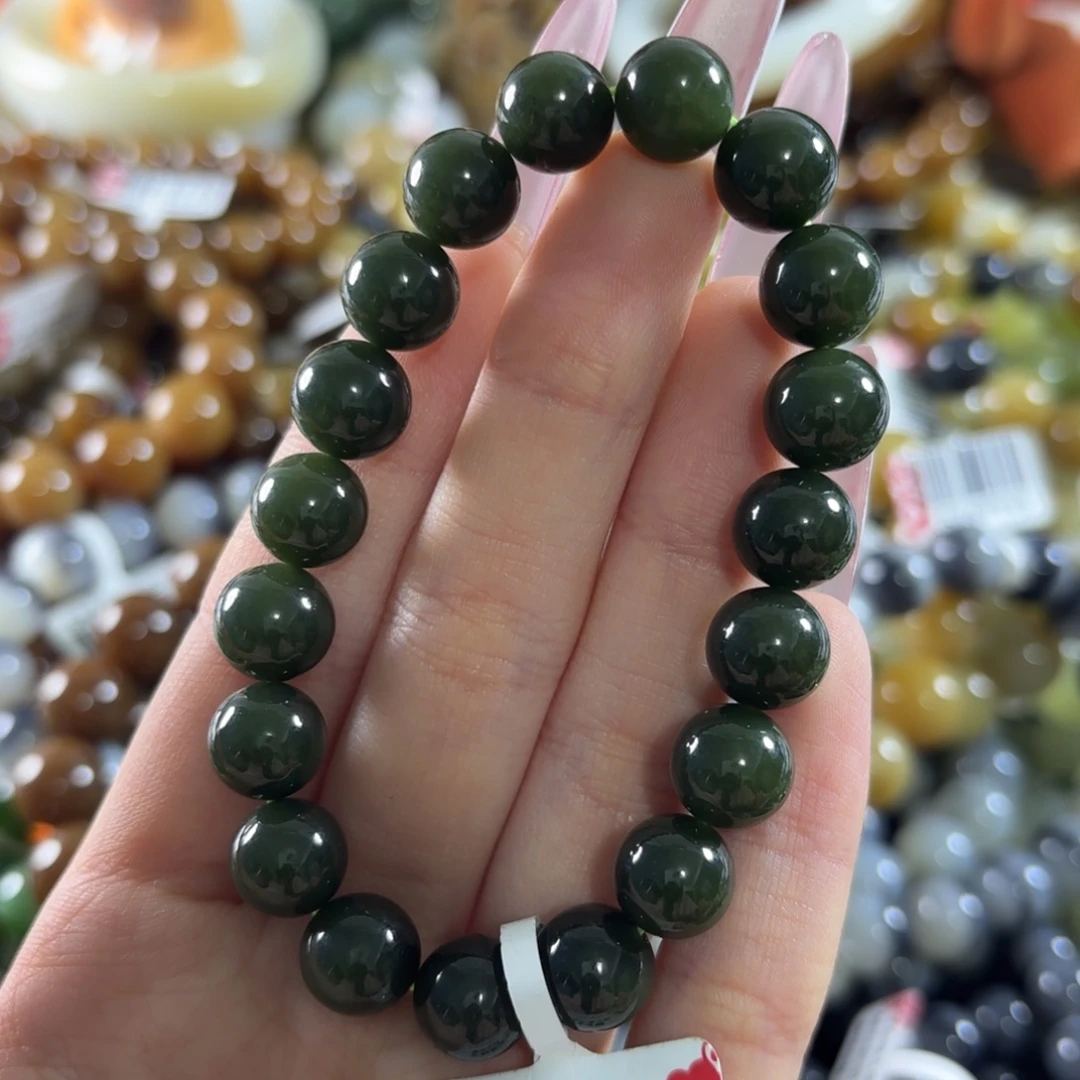 和田玉未镶嵌手链75