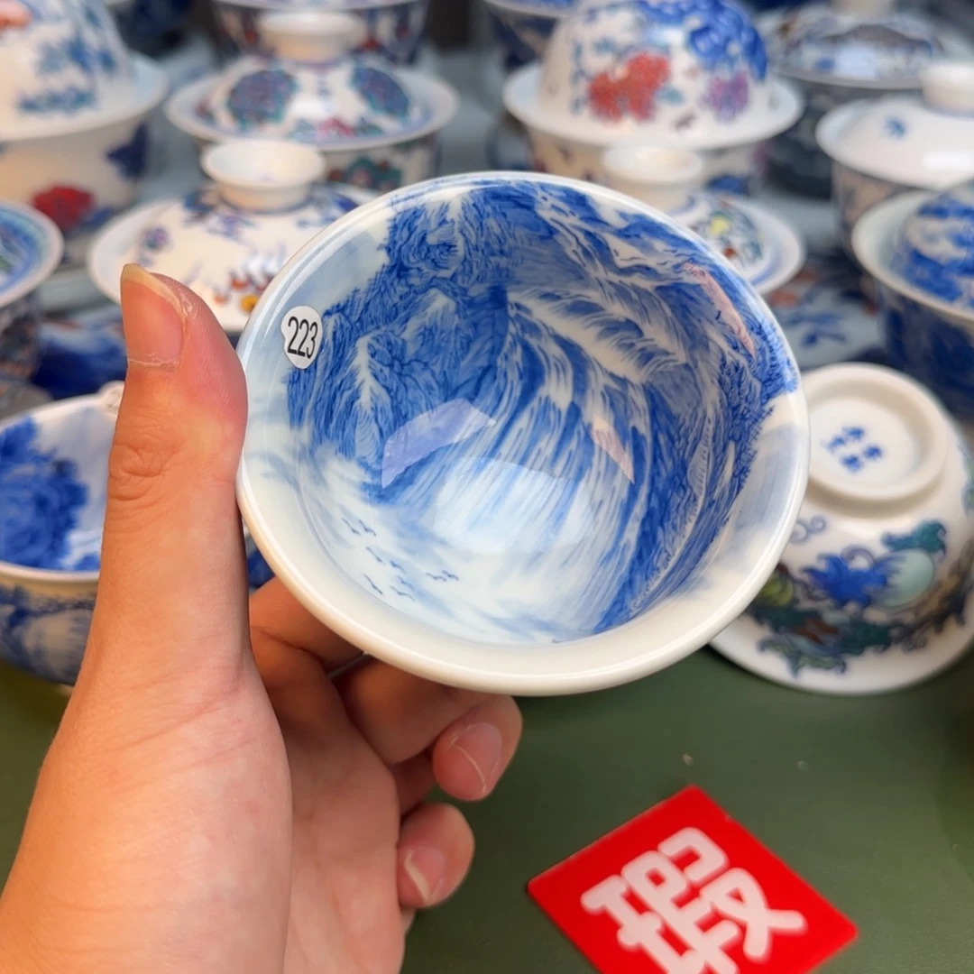 彦祖纯手工手绘茶具223