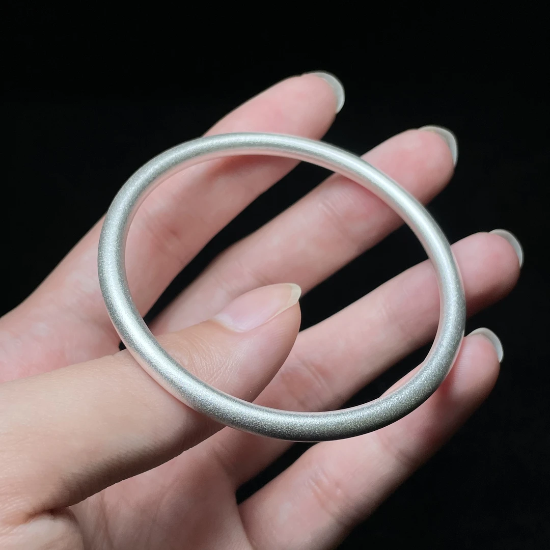 足银银制品 【玉氏甄选】足银999 闭口古法银手镯 CAN2780416
