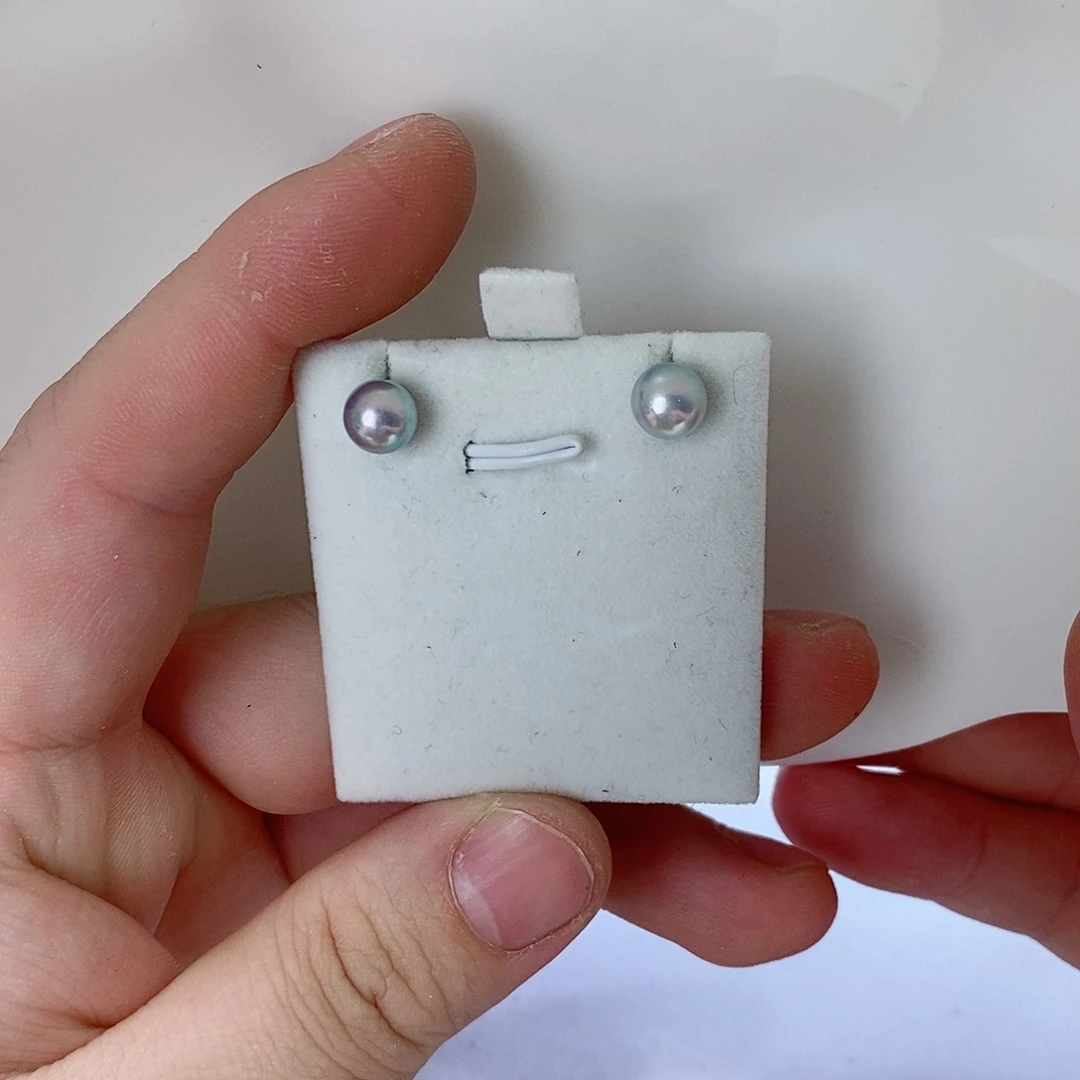 海水珍珠耳饰18K金镶嵌