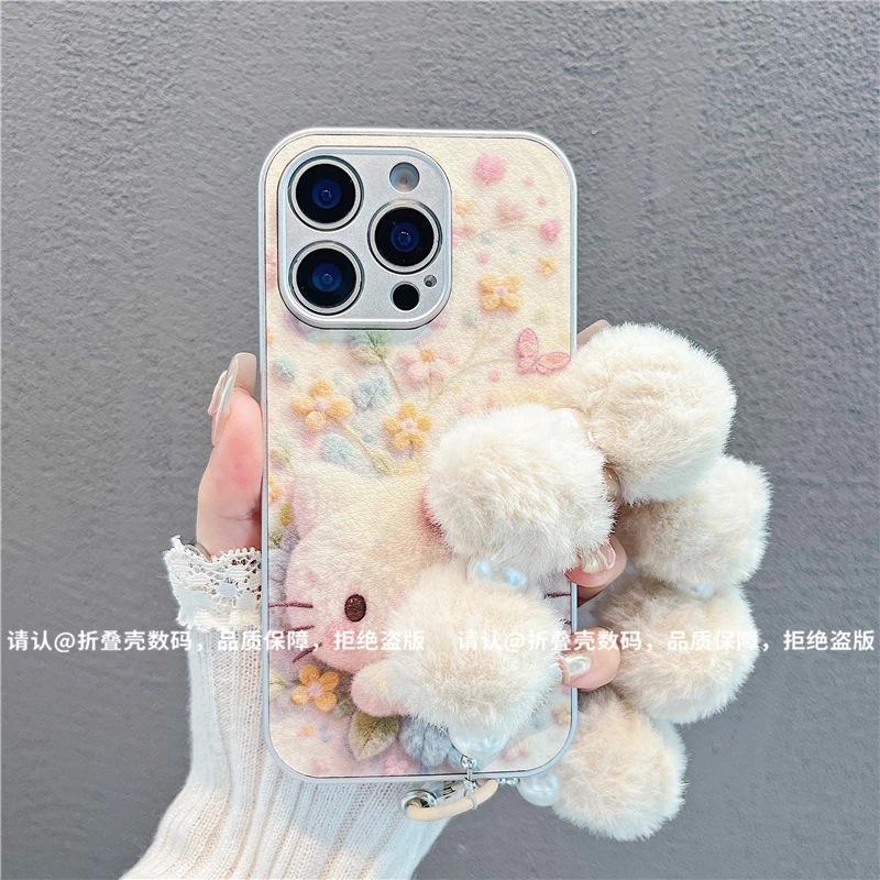 （iPhone16系列）金属漆皮纹适用iPhone16/Plus/Pro/ProMax手机壳潮