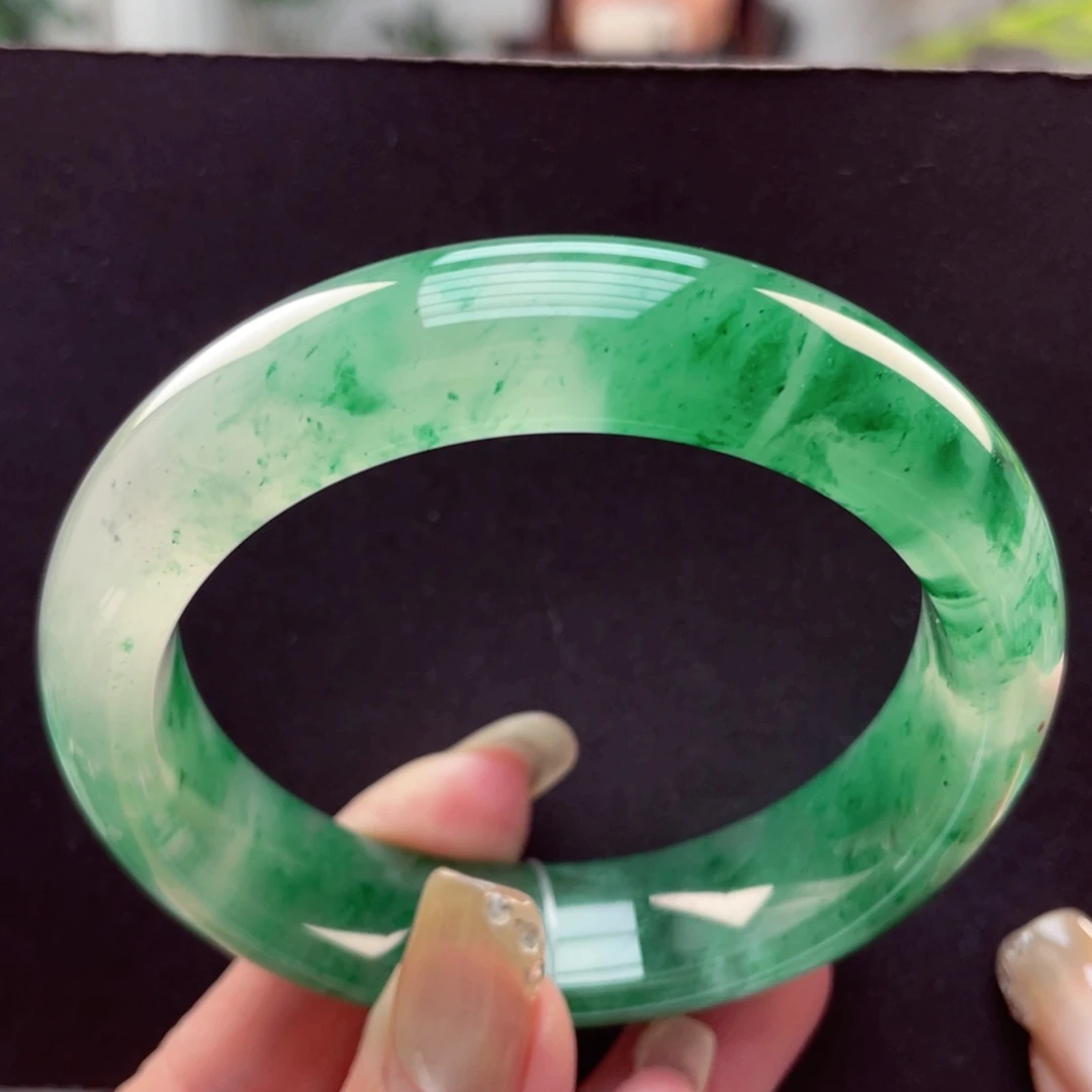 石英质玉未镶嵌手镯56-57