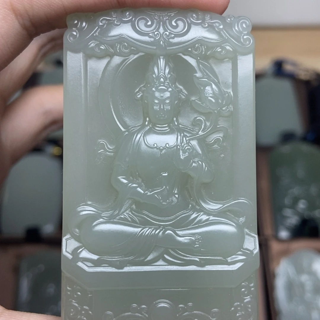 和田玉（糖玉）未镶嵌挂件