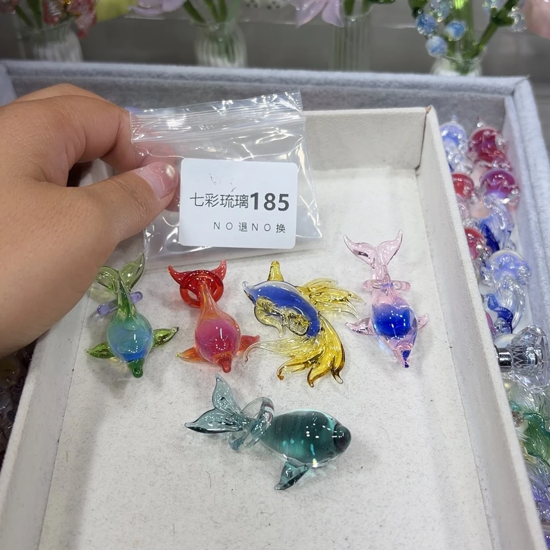 哼***哼琉璃185海豚鲸鱼斗鱼五个